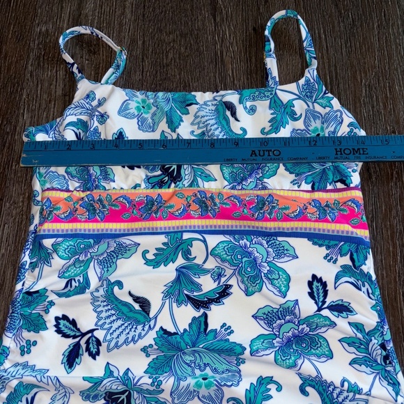 La Blanca size 10 tankini top no pads - Picture 3 of 6